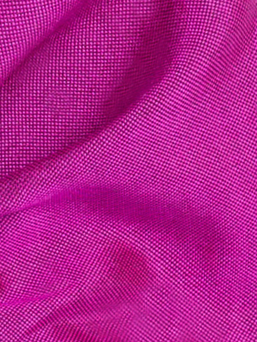Soleil Solid Silk Scrunchie - Raspberry - AMARIS