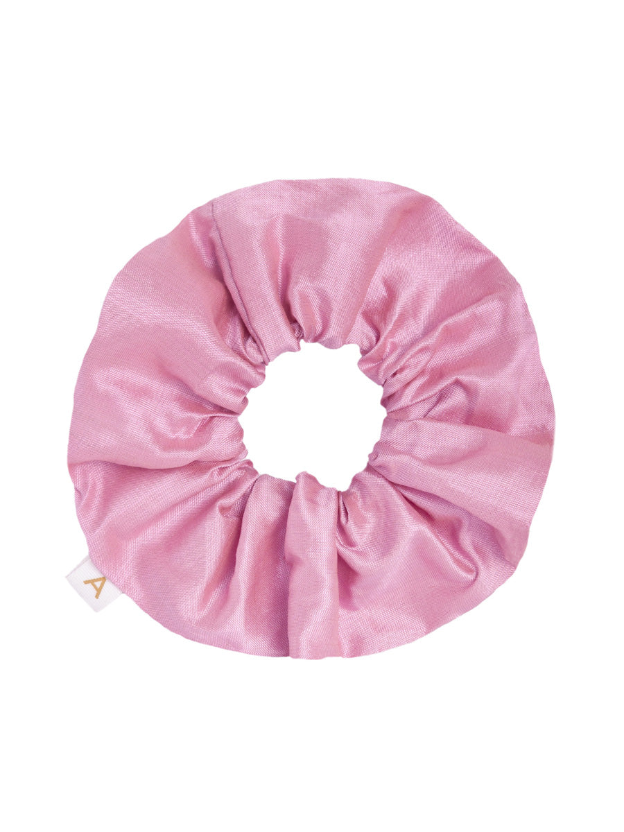 Soleil Solid Silk Scrunchie - Taffy - AMARIS