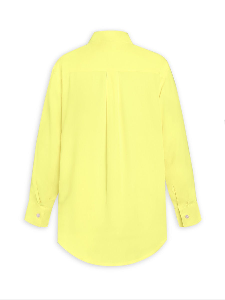 Brizo Boyfriend Twill Button Down Blouse - Bulb | AMARIS