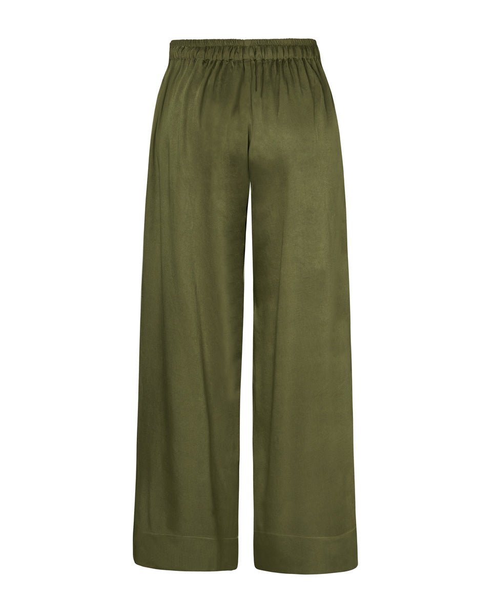 Metis Drawstring Organic Bamboo Satin Lounge Pant - AMARIS