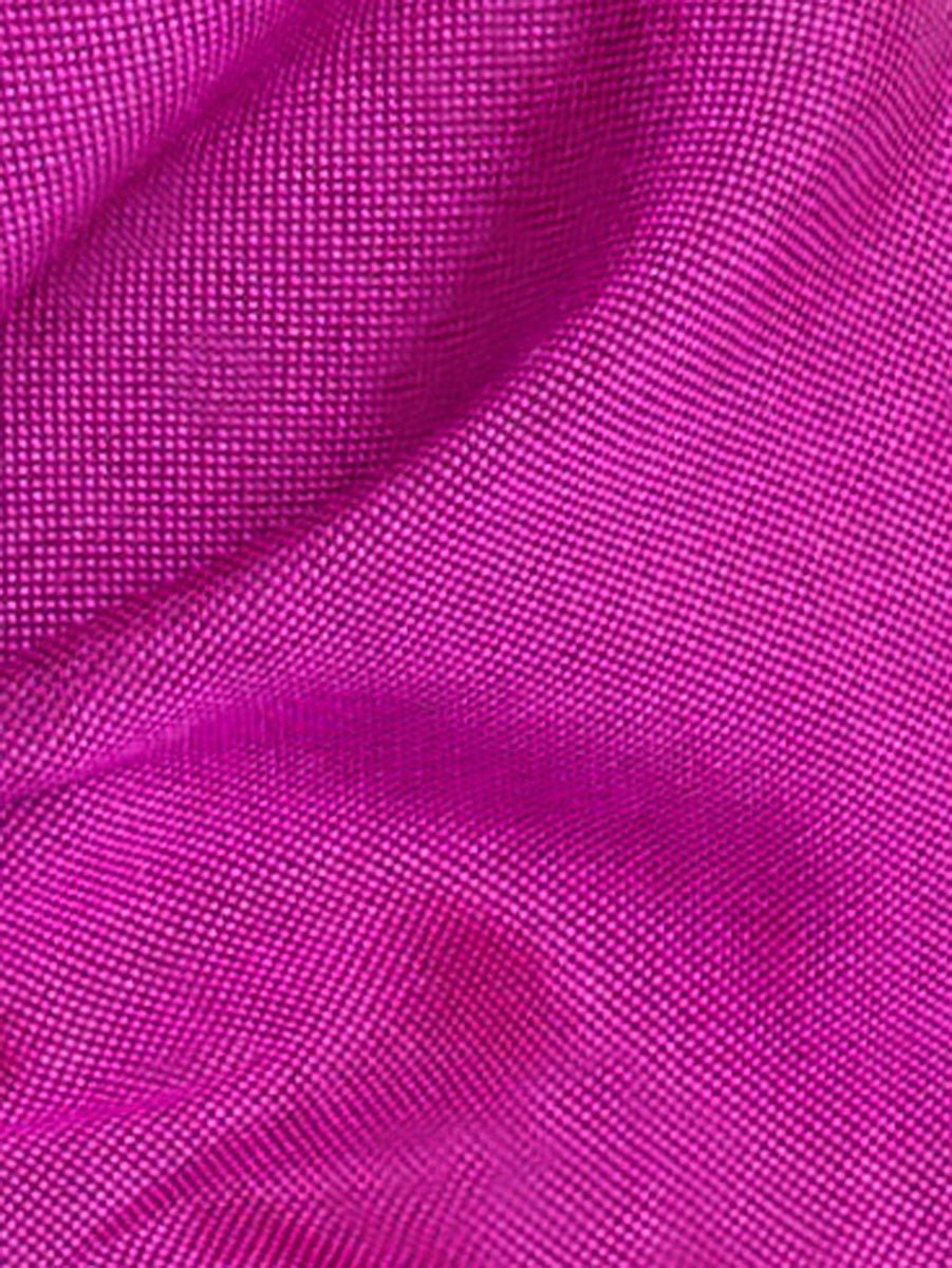Soleil Solid Silk Scrunchie - Raspberry - AMARIS