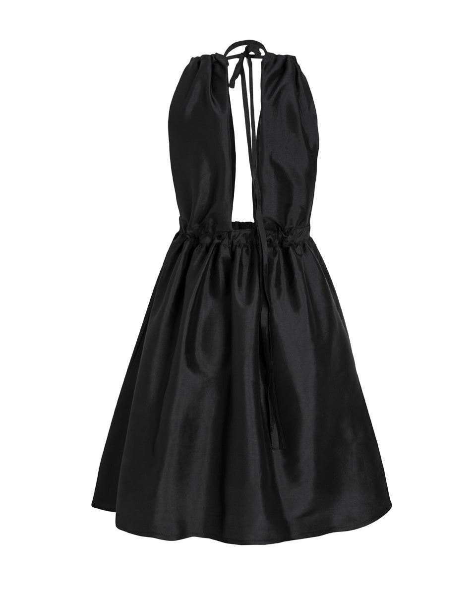 Pheme Thai Silk Dress - Black